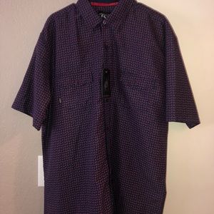Button down short sleeved shirt